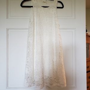 White lace dress